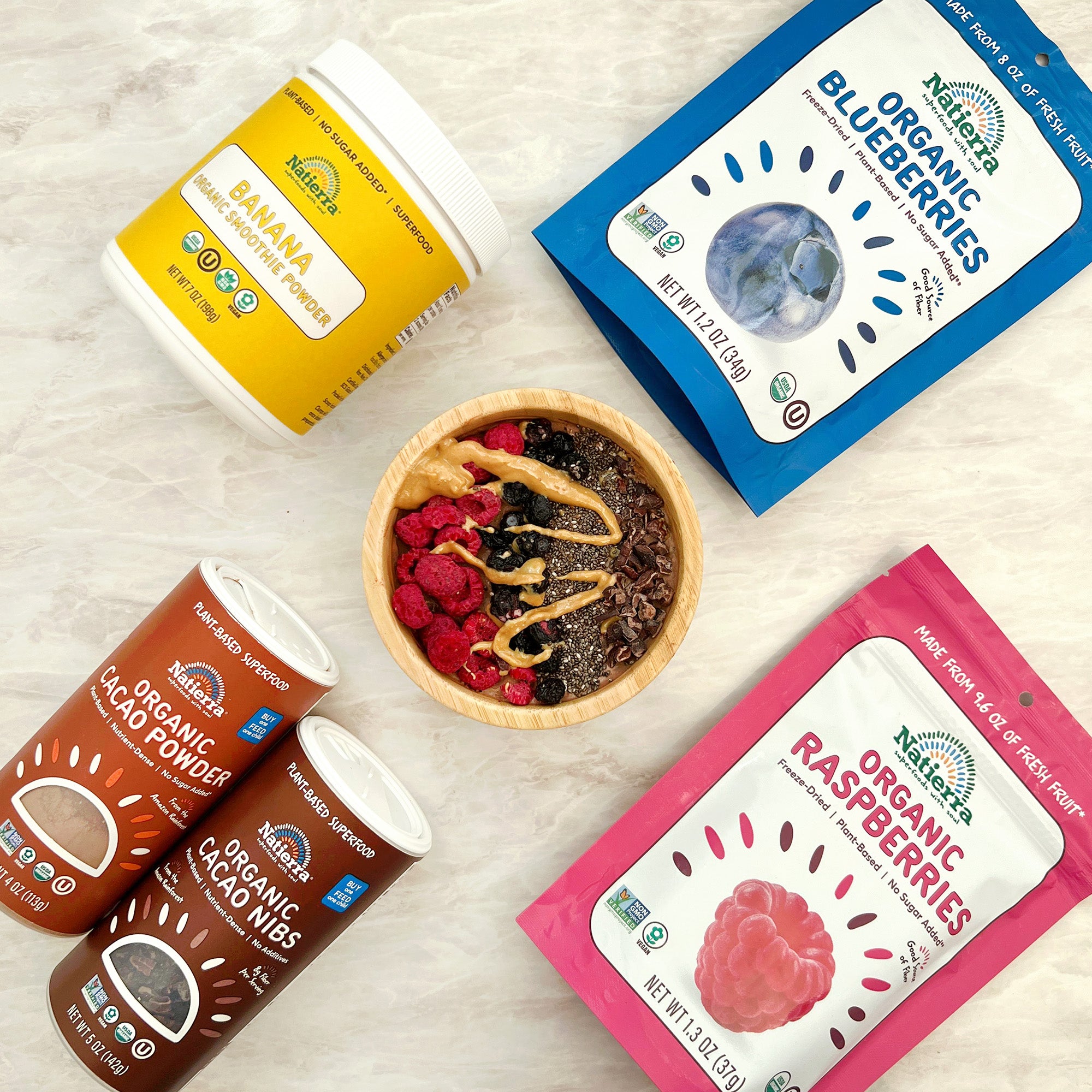 Start Your Morning Right with Our Banana Chocolate Smoothie Bowl!