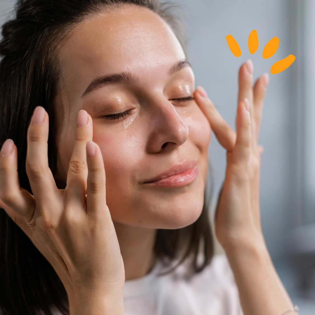 women with glowing skin