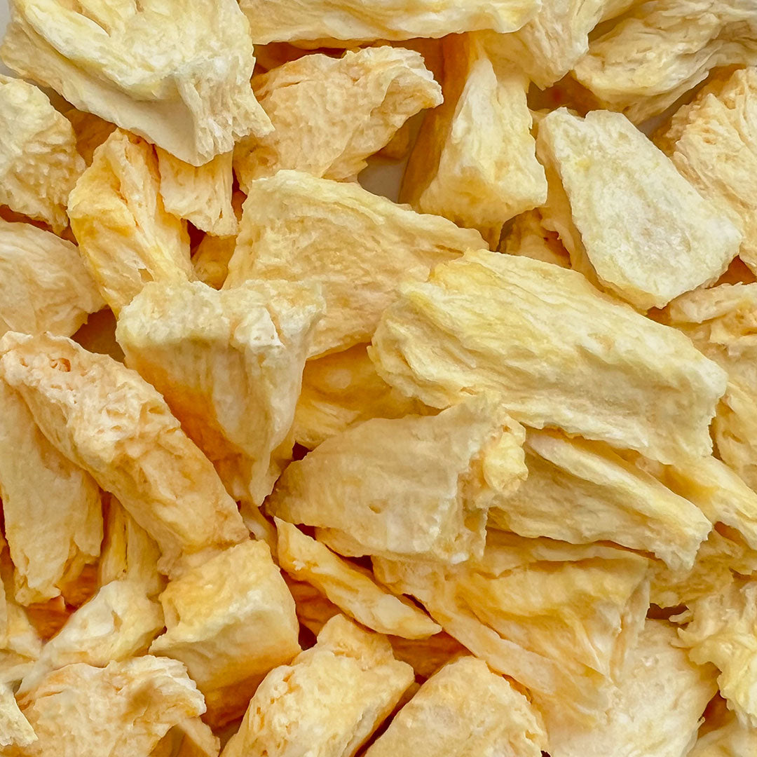 Freeze-dried Organic Pineapples in Bulk