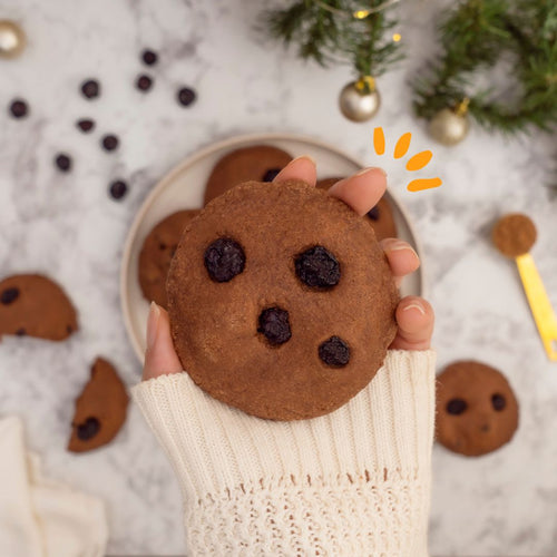 Chocolate and Blueberry Cookies