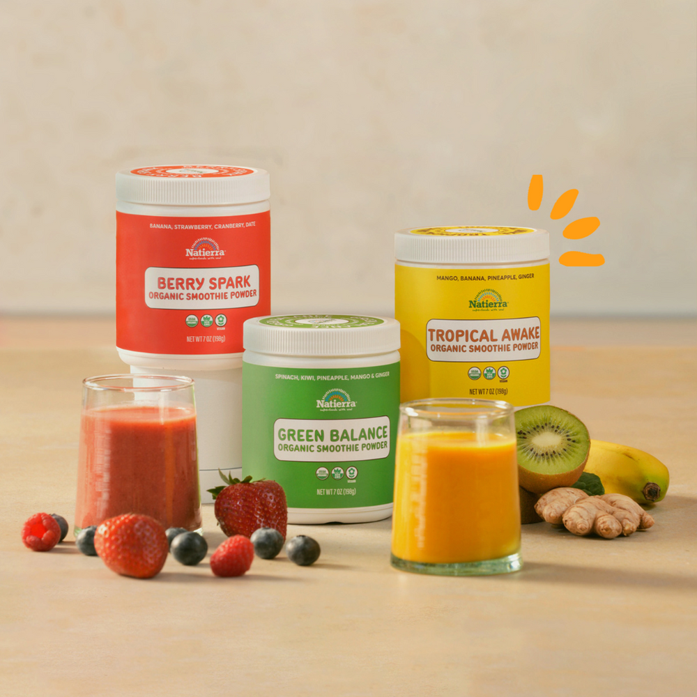 Smoothie jars line-up