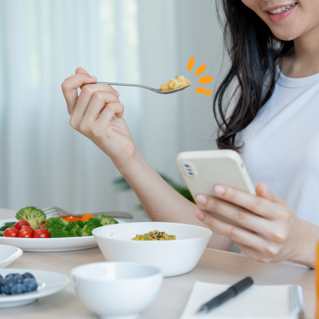 Women eating vegetables for Spring Clean