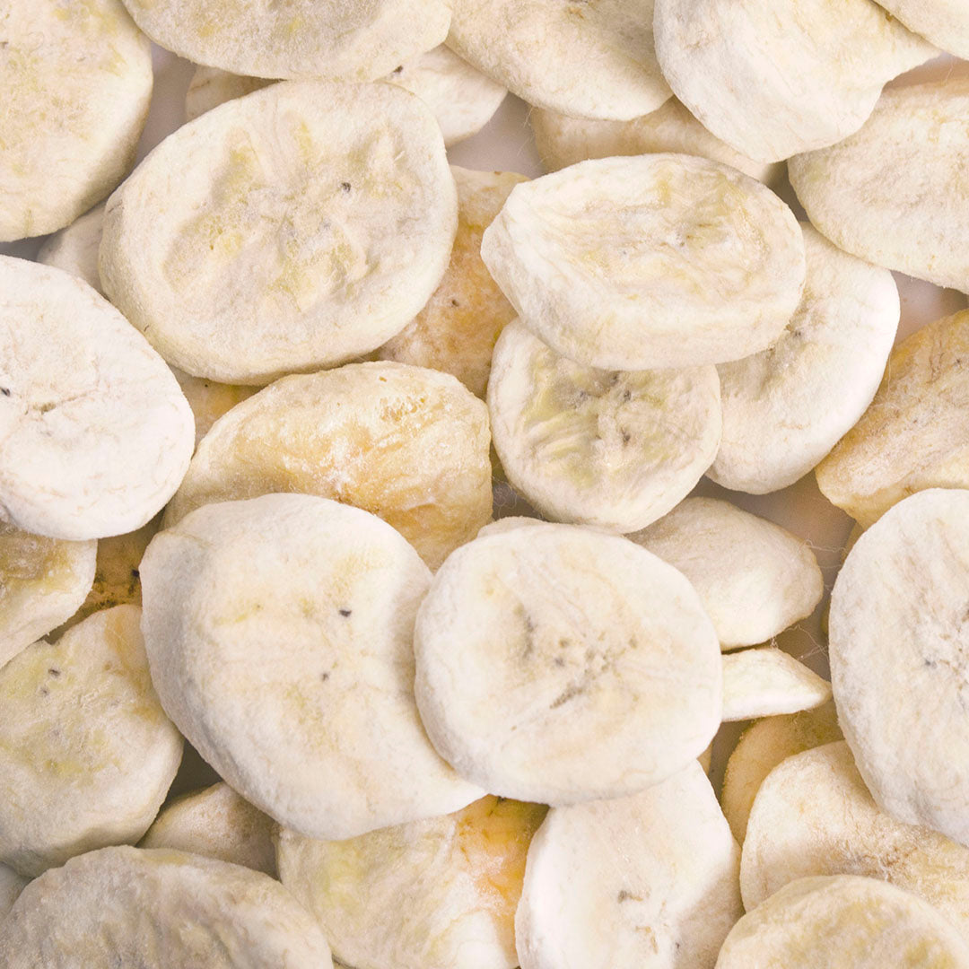 Freeze-dried bananas