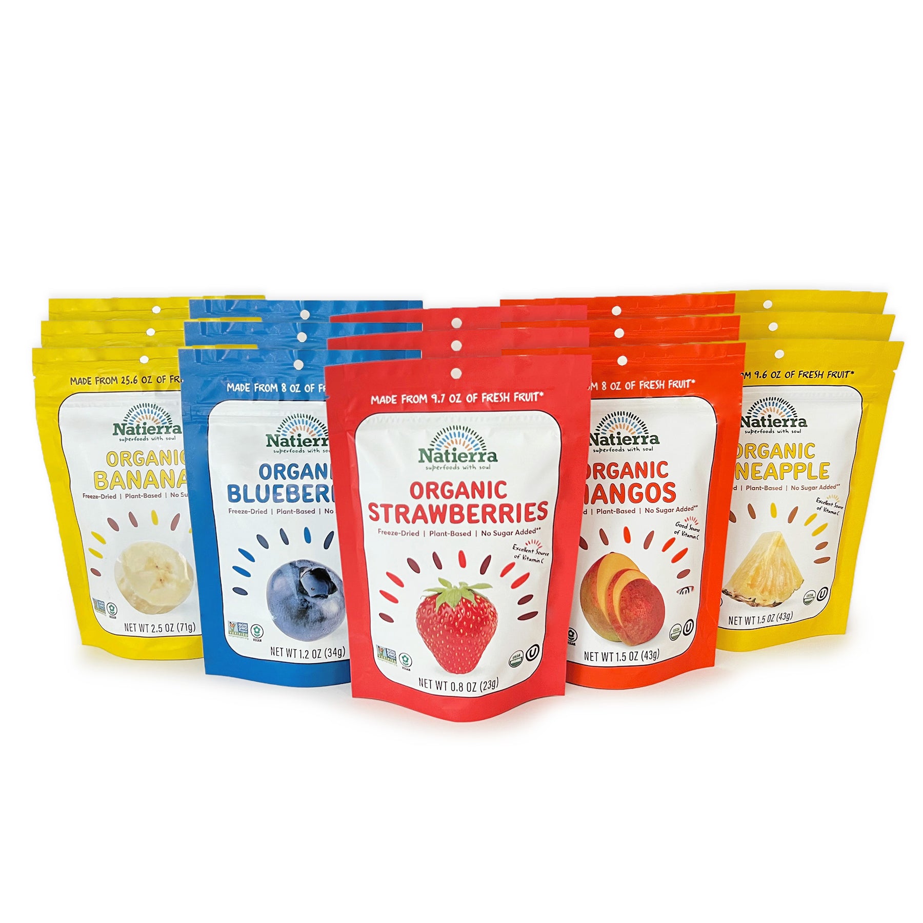 Organic Snacks Box 15 pack