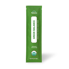 Natierra Green Balance Organic Smoothie individual stick pack on a white background thumbnail
