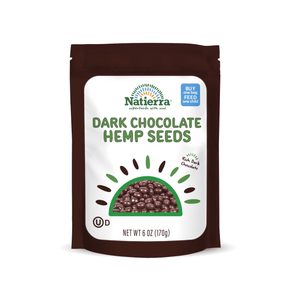 Natierra Dark Chocolate Hemp Seeds 6 oz bag thumbnail