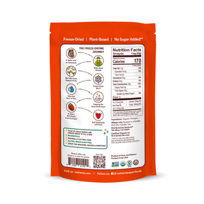 Natierra Freeze-Dried Mangos nutritional facts thumbnail