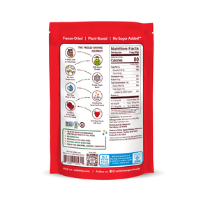 Natierra organic Freeze-Dried Strawberries nutritional facts thumbnail