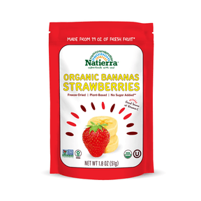 Natierra Freeze-Dried Bananas and Strawberries  bag  thumbnail