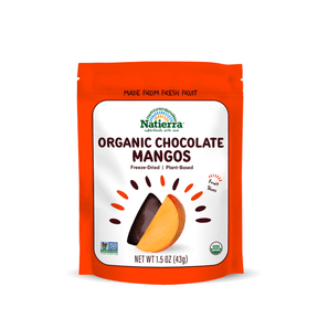 Natierra Organic Dark Chocolate Mango Slices1.5 oz bag thumbnail